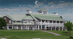 Desktop Screenshot of capefearcountryclub.net
