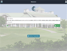 Tablet Screenshot of capefearcountryclub.net
